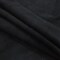1 Yard Black Fleece Backed Stretch Cotton Knit Fabric Soft Solid Athleisure 68 inch Width